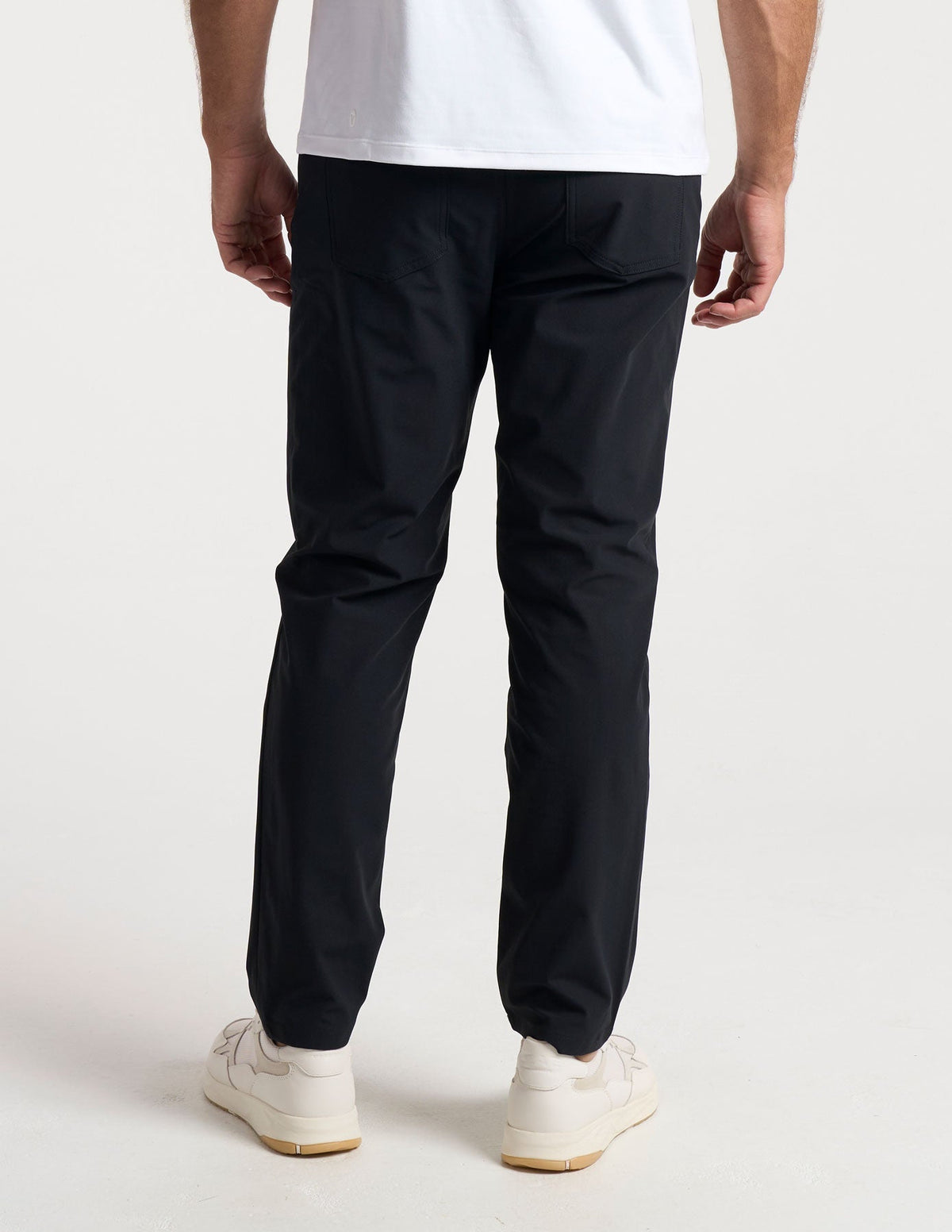 5-Pocket Tech Pants - Black - Classic Fit (Buzzed Gravity)